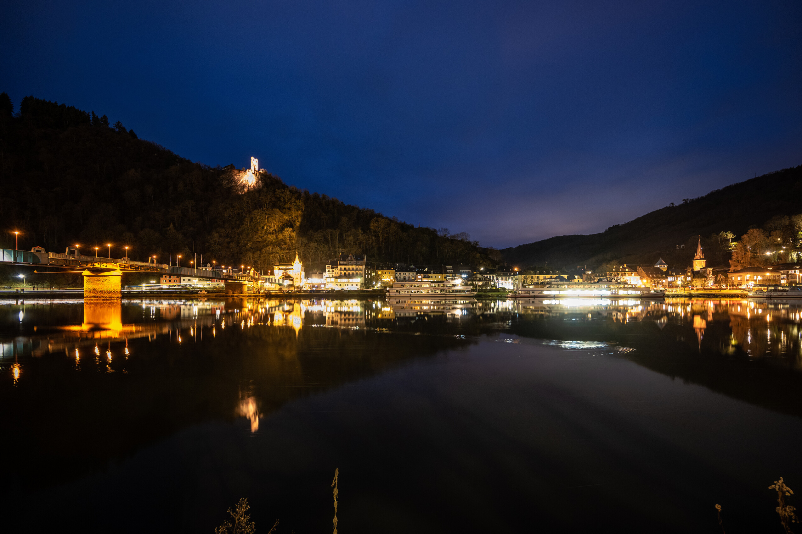 Nachtansicht Mosel