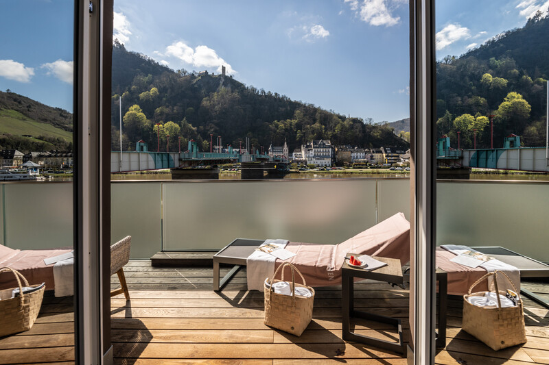 Private Spa mit Moselblick - Spabereich im Hotel Moelschlösschen