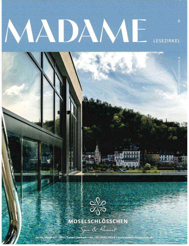 Pressemitteilung zum Wellnesshotel Moselschlösschen in Rheinland-Pfalz "Madame"