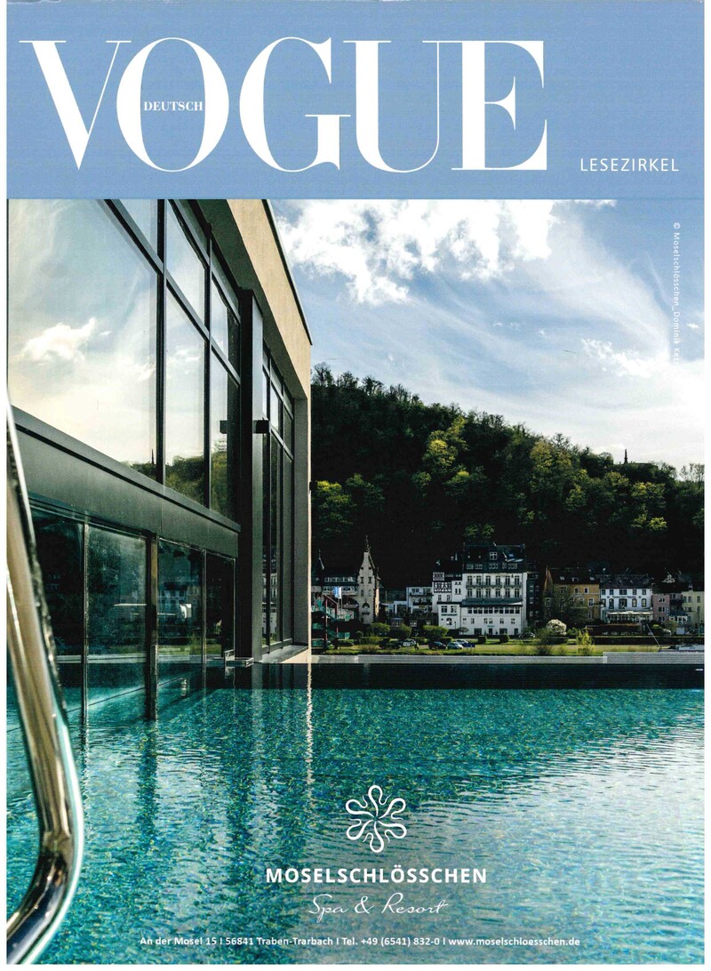 Pressemitteilung zum Wellnesshotel Moselschlösschen in Rheinland-Pfalz, Titelbild Vogue