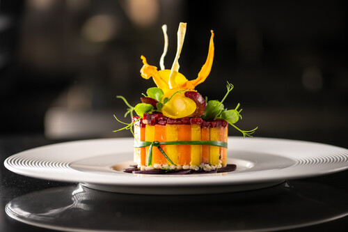 Restaurant Zum Schlösschen - Esszimmer im Wellnesshotel mit Moselblick
